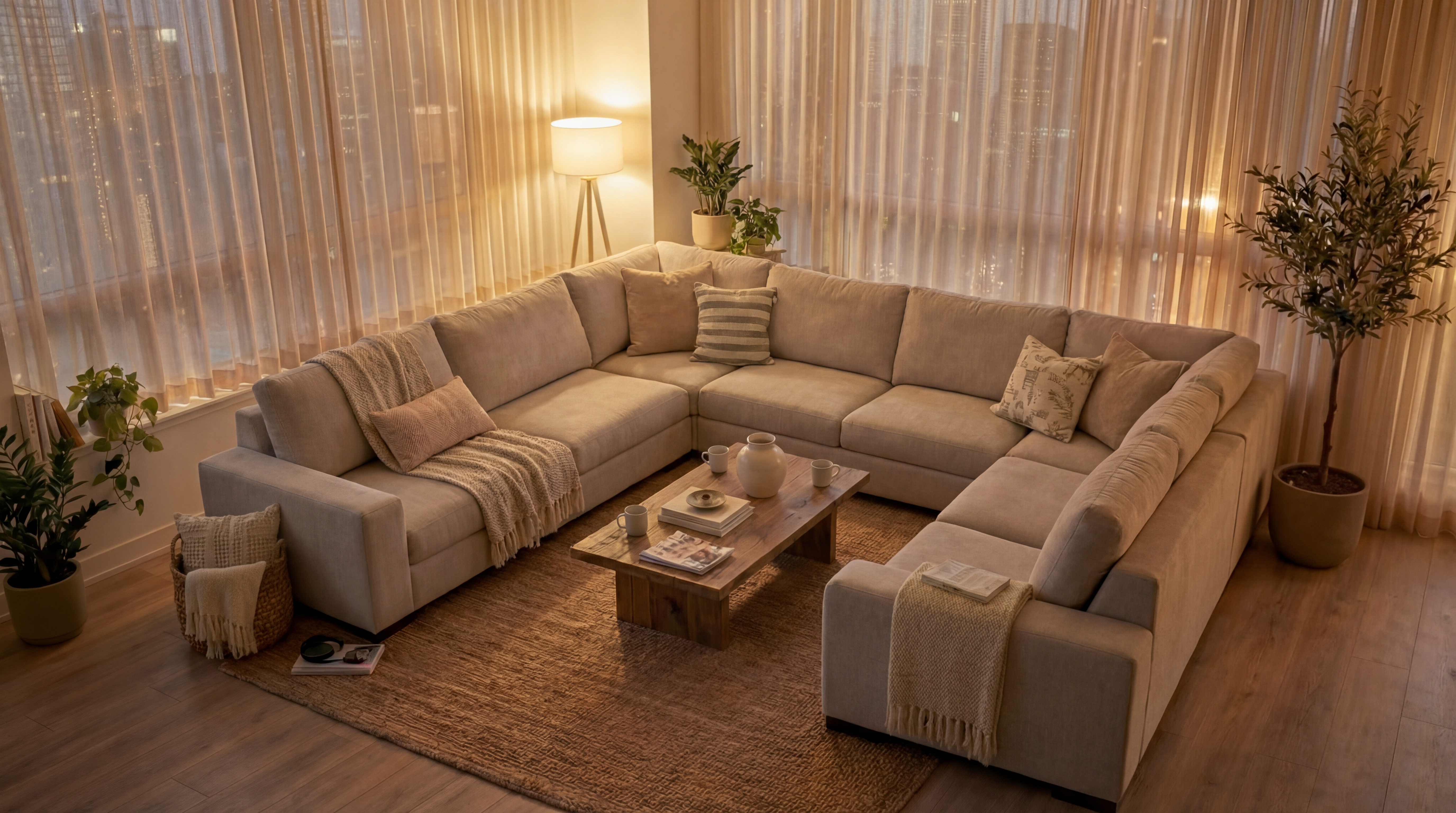 Zen 8 Seater Modular Sofa — photo 2