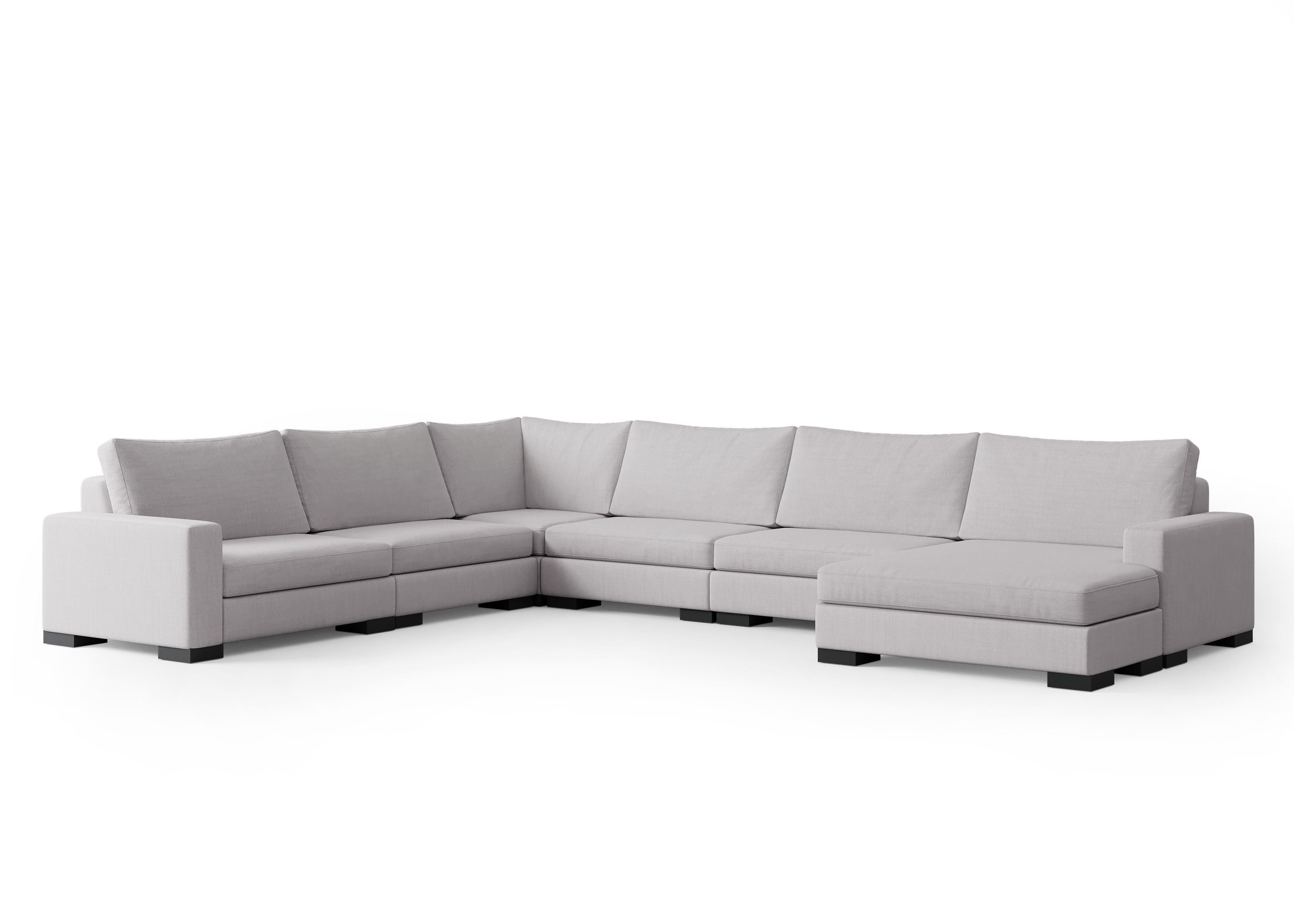 Zen 6 Seater Modular Sofa — selected colour