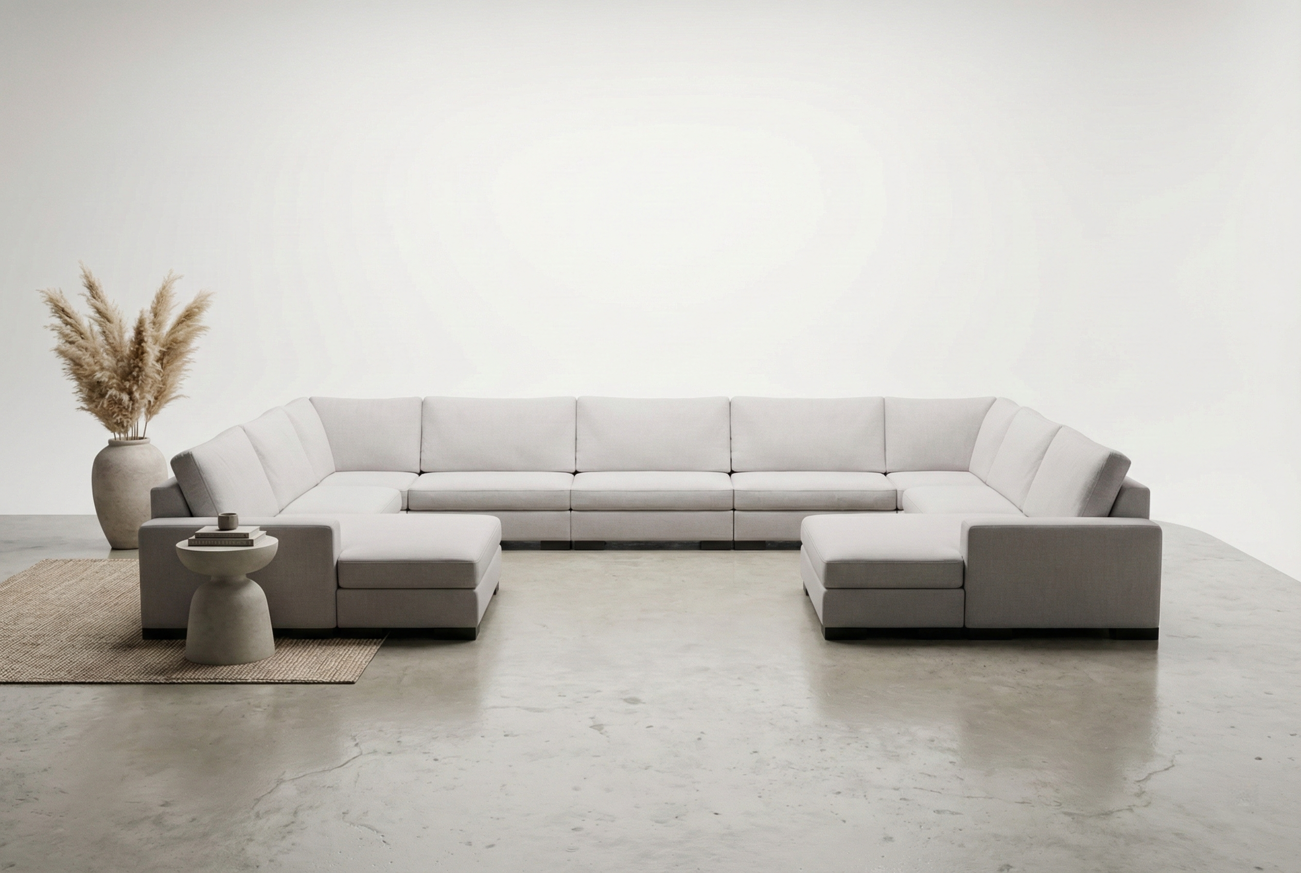 Zen 9 Seater Modular Sofa & Double Chaise — photo 1