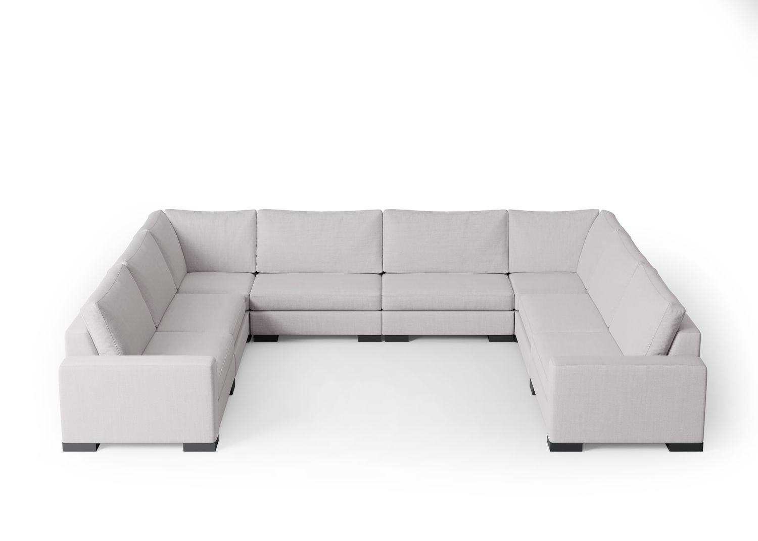 Zen 8 Seater Modular Sofa + Storage Ottoman — photo 3