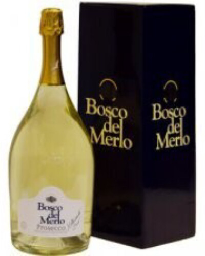 1 Magnum bottle (150 cl) Prosecco Brut, Bosco del Merlo, Millesimato 2022 in gift box