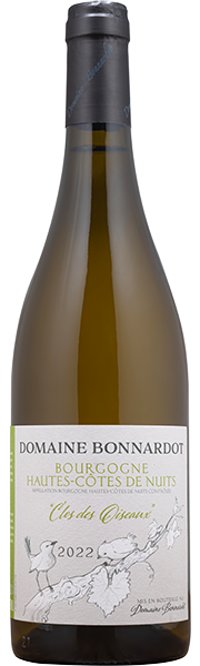 Hautes Côtes de Nuits Blanc 'Clos des Oiseaux', Domaine Bonnardot 2022