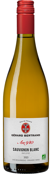 Héritage Sauvignon, IGP d'Oc BIO, An 940, Gérard Bertrand 2024
