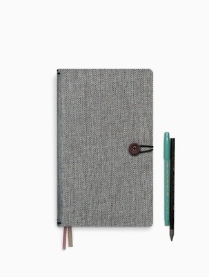 Notebook Button - Moss Agate