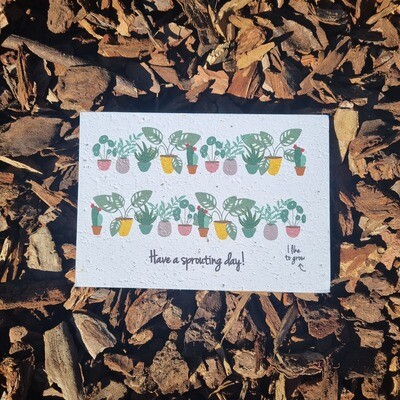 Groeikaart - Have a Sprouting Day!