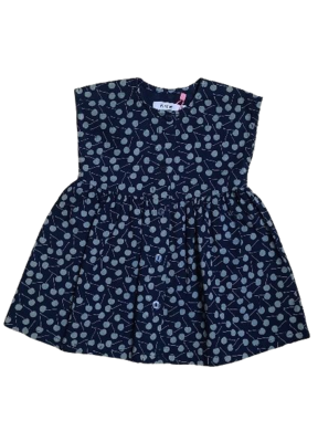 Kleed cherry P&#39;tit Filou blauw