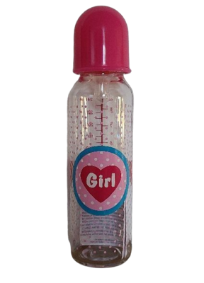Papfles Bébé-jou 240ml glas roos