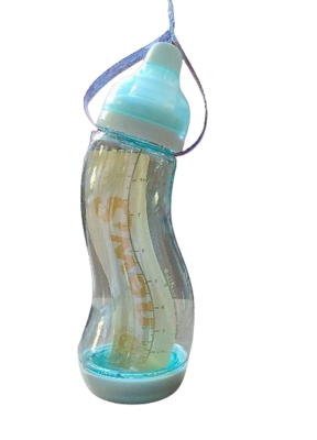 S-fles Difrax 250ml blauw