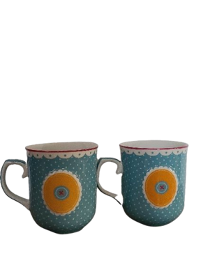 Mug 2 stuks Lief blauw