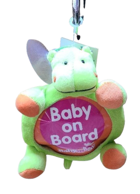 Nijlpaard "Baby on board"