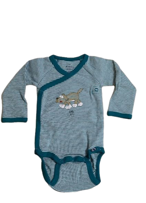 Body l-m streep woody groen