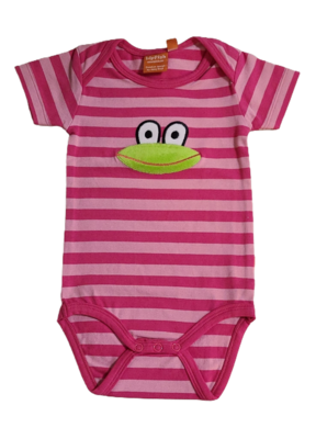 Body k-m streep kikker LipFish roos
