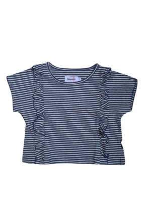T-shirt Filou &amp; Friends Blauw Gestreept