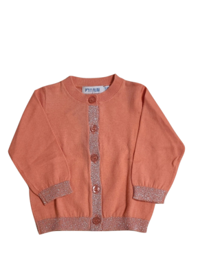 Gilet tricot P&#39;tit Filou zalm