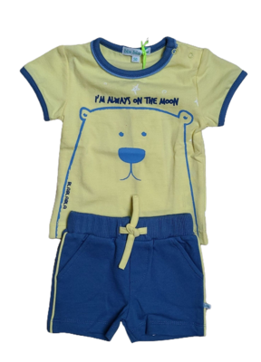 Set T-shirt + short  Blablabla " i'm always on the moon"