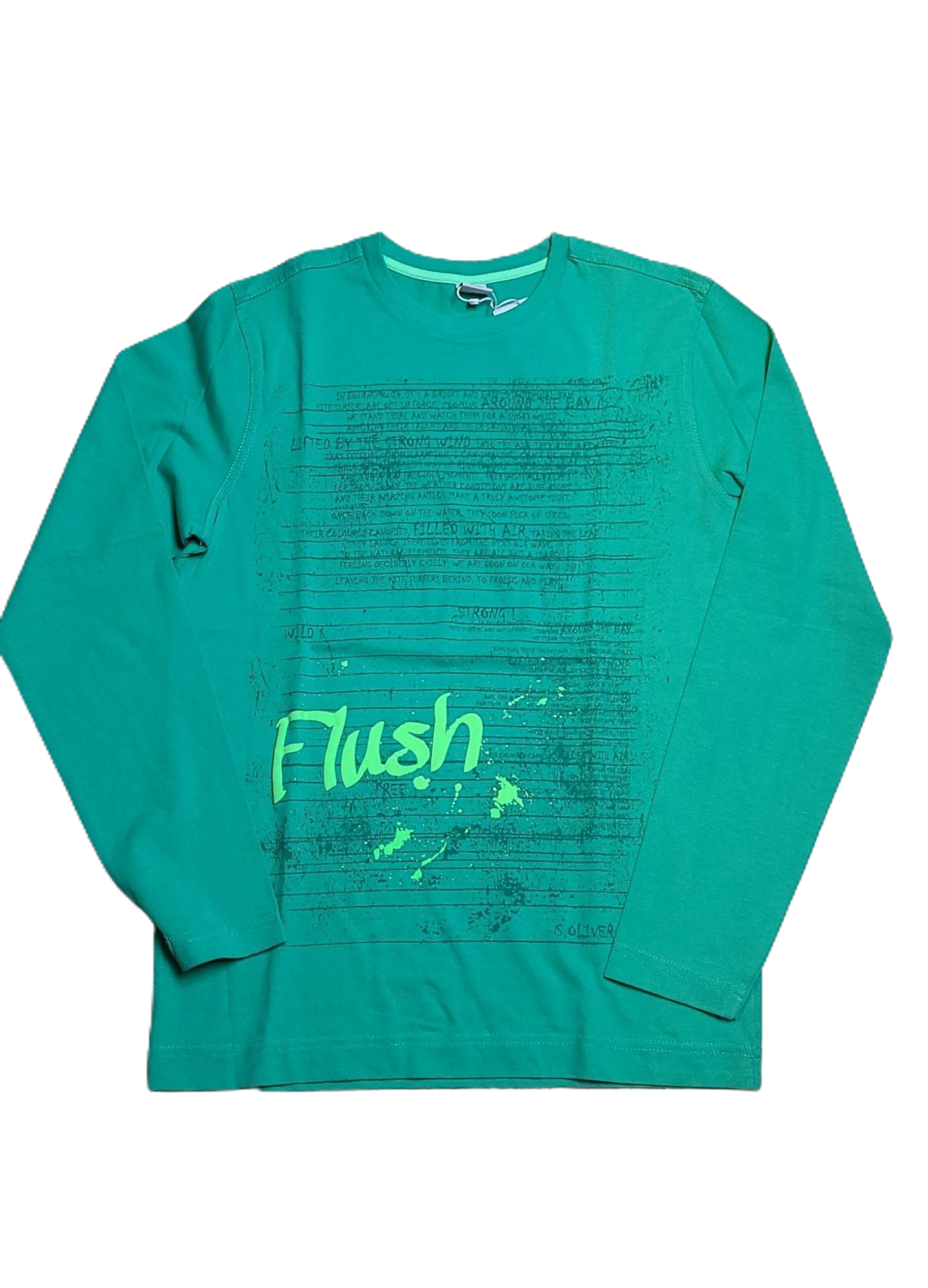T-shirt L/M &quot;Flush&quot; S-Oliver Groen