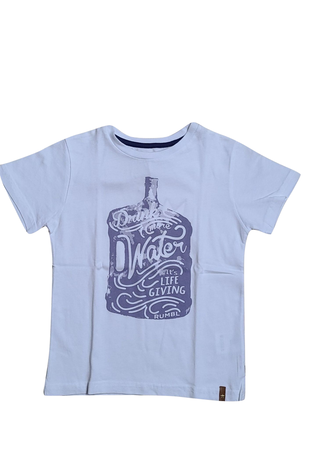 T-shirt &quot;Drink more water&quot; Rumbl Wit