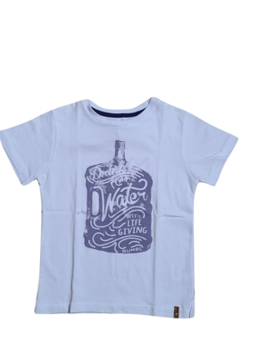 T-shirt &quot;Drink more water&quot; Rumbl Wit