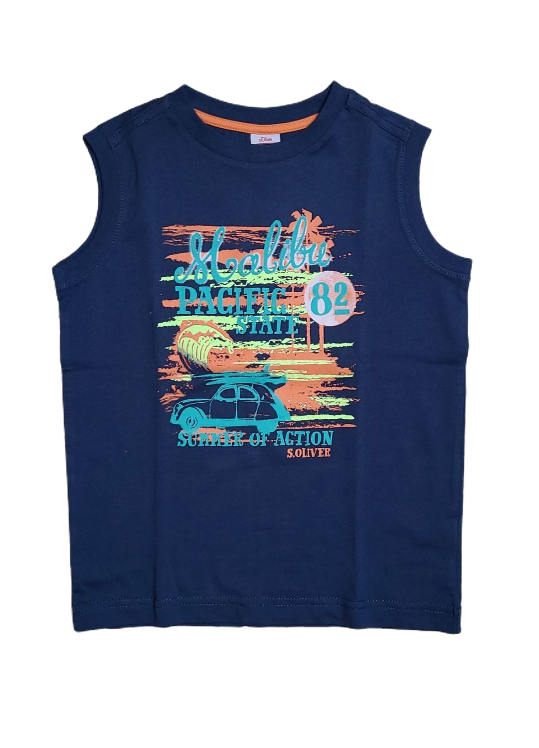Singlet &quot;Malibu Pacific&quot; S-Oliver Donkerblauw