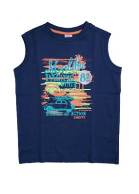 Singlet &quot;Malibu Pacific&quot; S-Oliver Donkerblauw