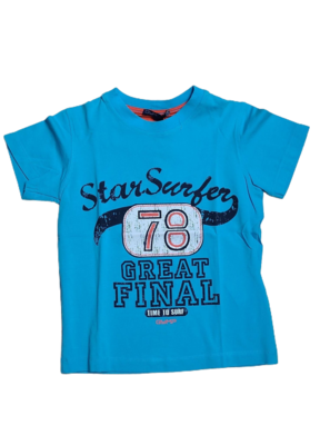 T-shirt &quot;Star Surfer&quot; Gymp Blauw