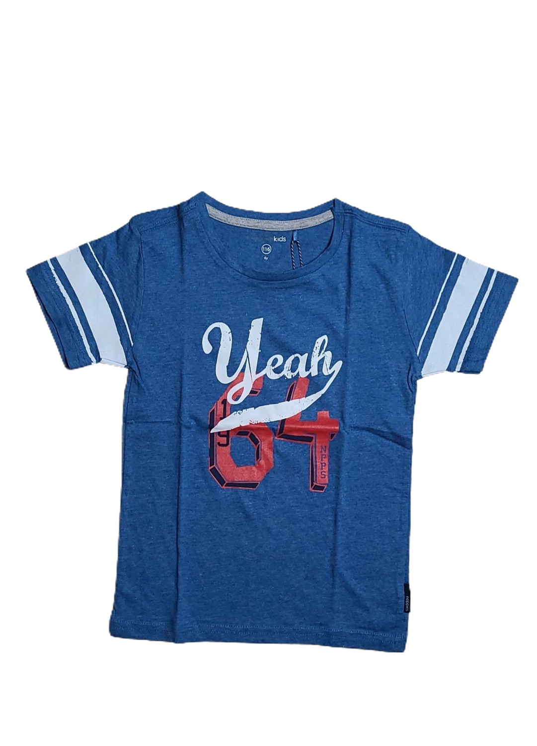 T-shirt &quot;Yeah&quot; Noppies Blauw