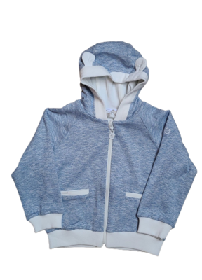 Gilet met kap Gymp Blauw/Grijs