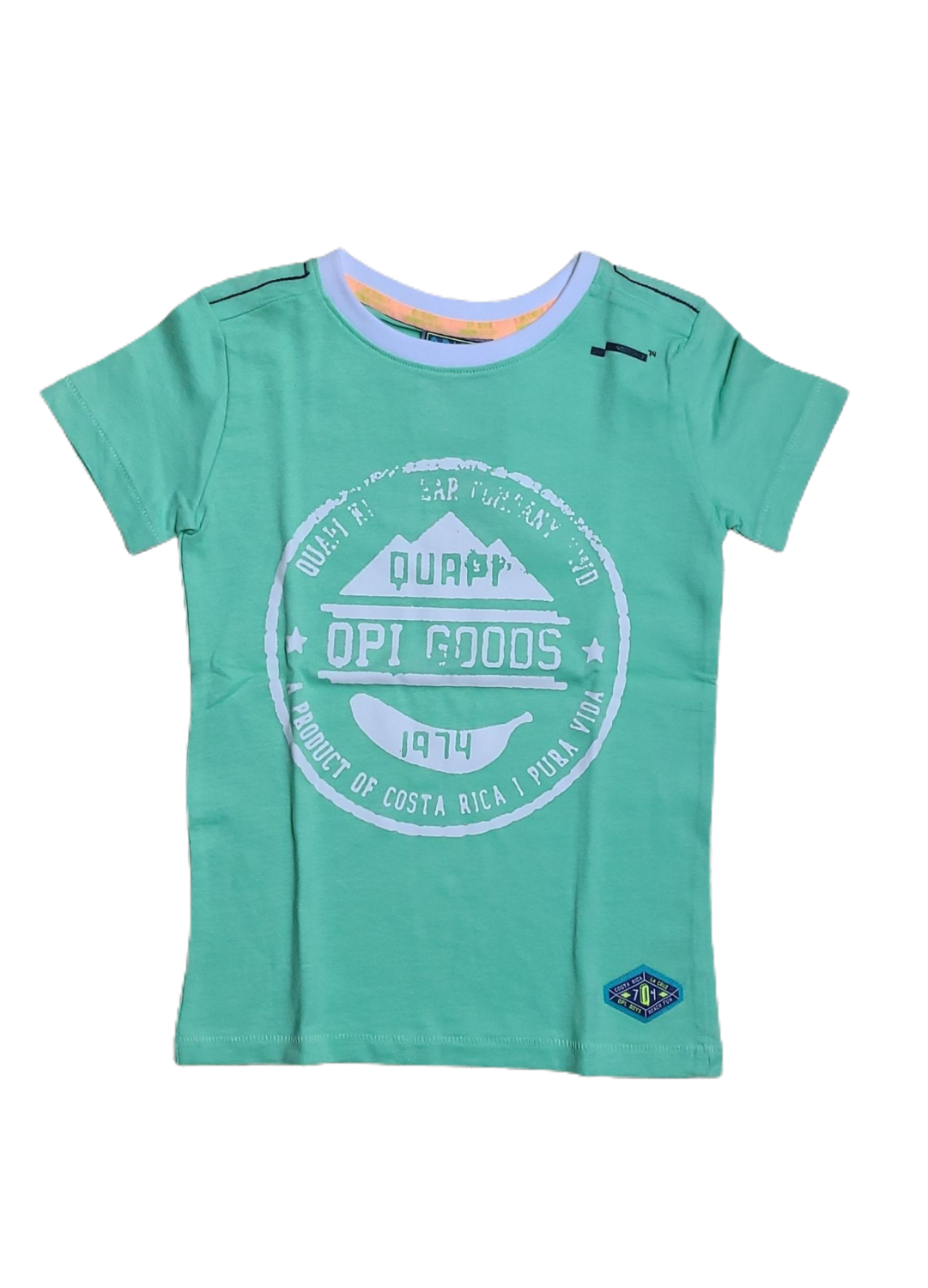 T-shirt &quot;Opi Goods&quot; Quapi Licht Groen