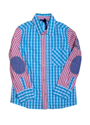 Hemd L/M Gymp Blauw Geruit