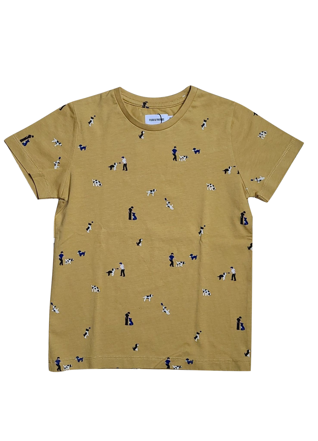 T-shirt &quot;Walk in the park&quot; Filou &amp; Friends Oker
