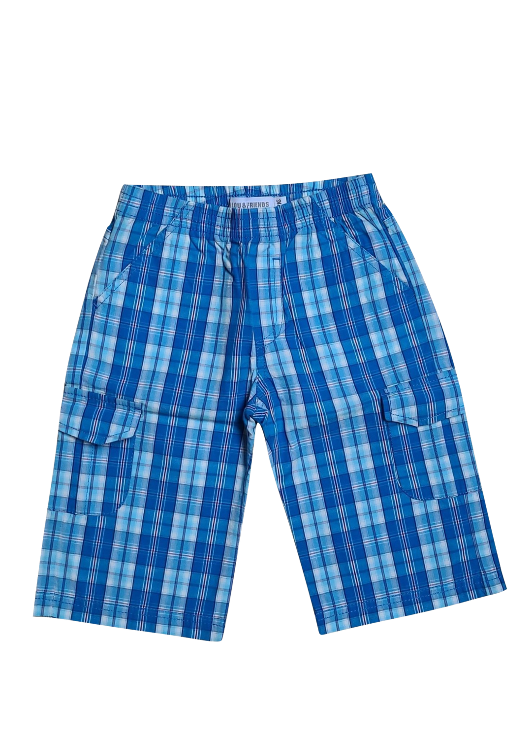 Bermuda Filou &amp; Friends Blauw Geruit