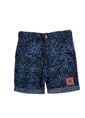 Bermuda &quot; Let&#39;s hit the road&quot; Bla Bla Bla Blauw/Zwart