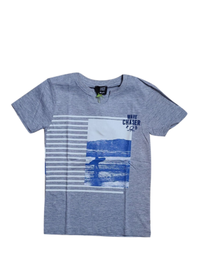 T-shirt &quot;Wave Chaser&quot; Rumbl Grijs