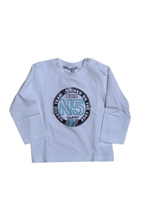 T-shirt L/M &quot;Race N5&quot; Gymp Wit
