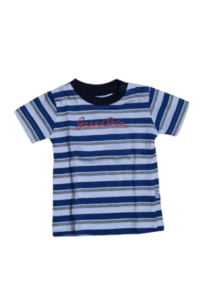 T-shirt &quot;Grand Prix&quot; Feetje Blauw Gestreept