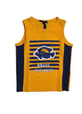 Singlet &quot;Brave the wave&quot; Gymp Oranje