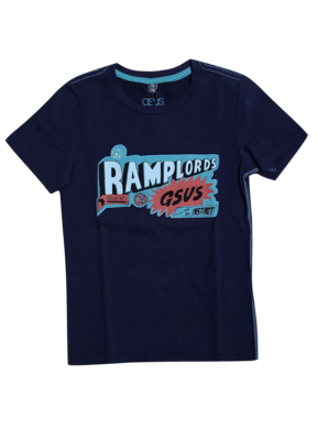 T-shirt &quot;Ramplords&quot; Gsus Donkerblauw