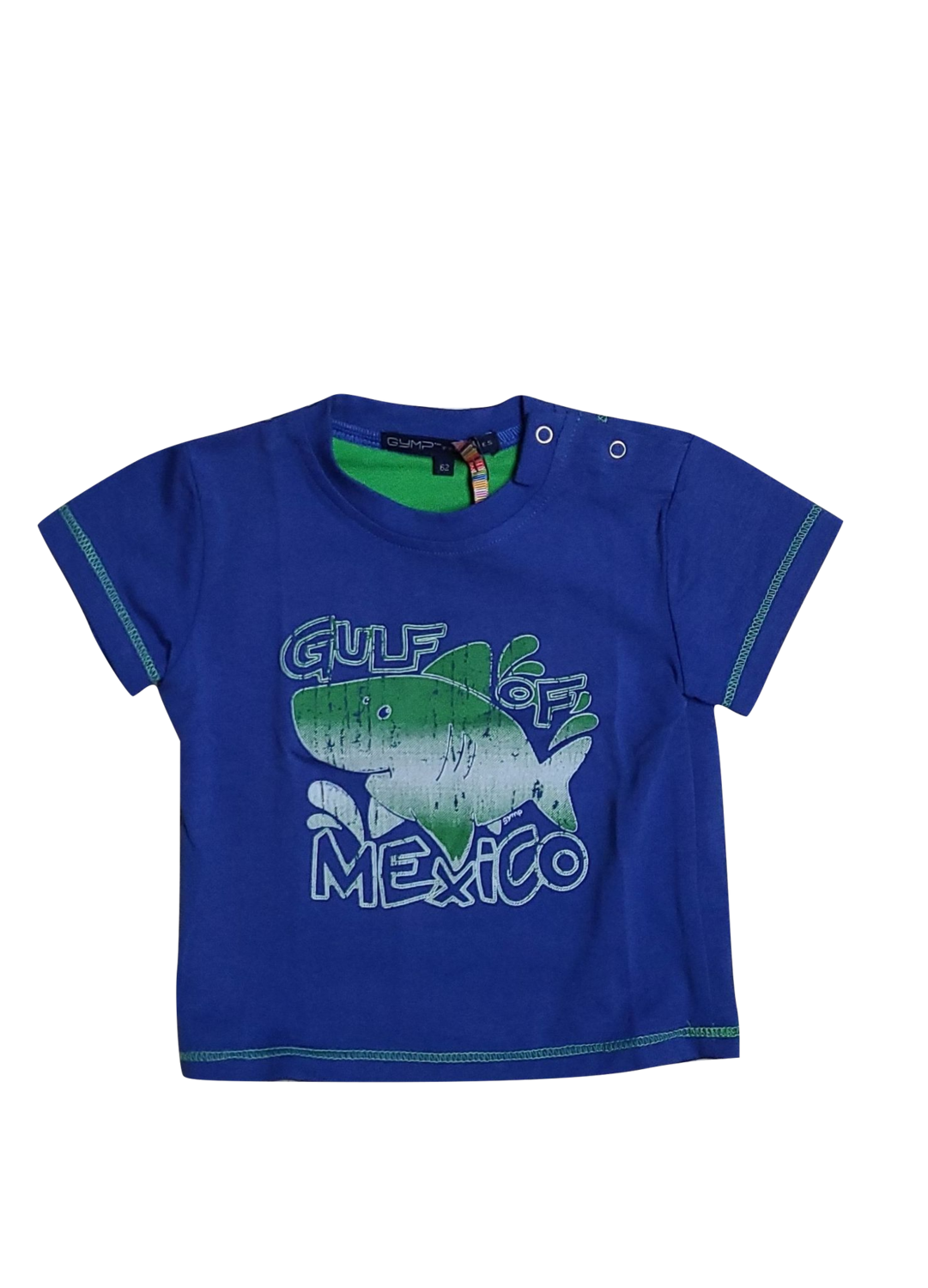 T-shirt &quot;Gulf of Mexico&quot; Gymp Blauw