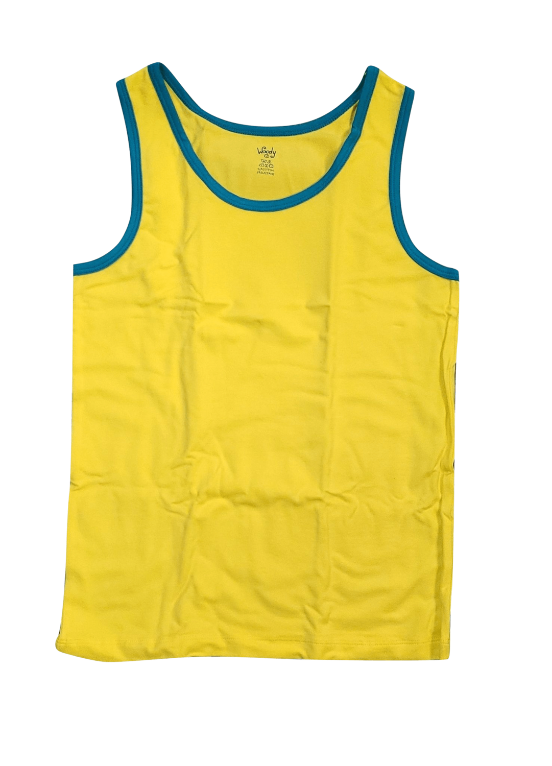 Jongens Singlet Woody Geel
