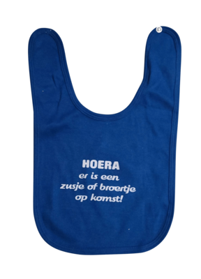 Slab &quot;Hoera &quot; Blauw