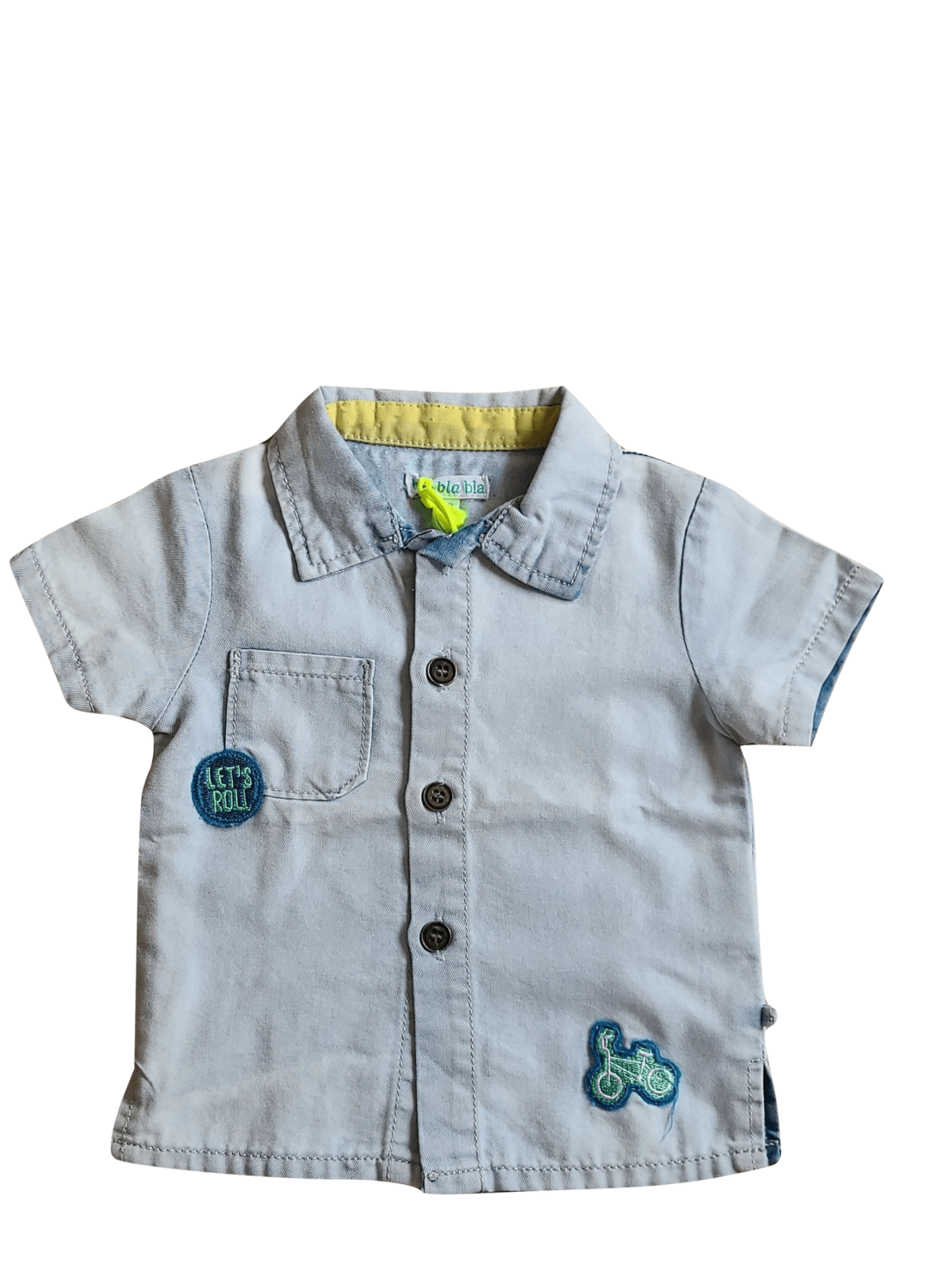 Hemd K/M &quot;Let&#39;s Roll&quot; Bla Bla Bla Jeans