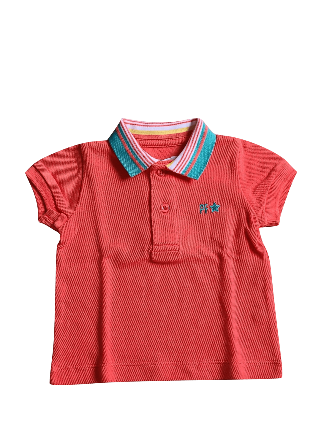 Polo &quot;PF&quot; P&#39;tit Filou Rood