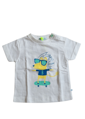 T-shirt &quot;B&quot; Bla Bla Bla Wit