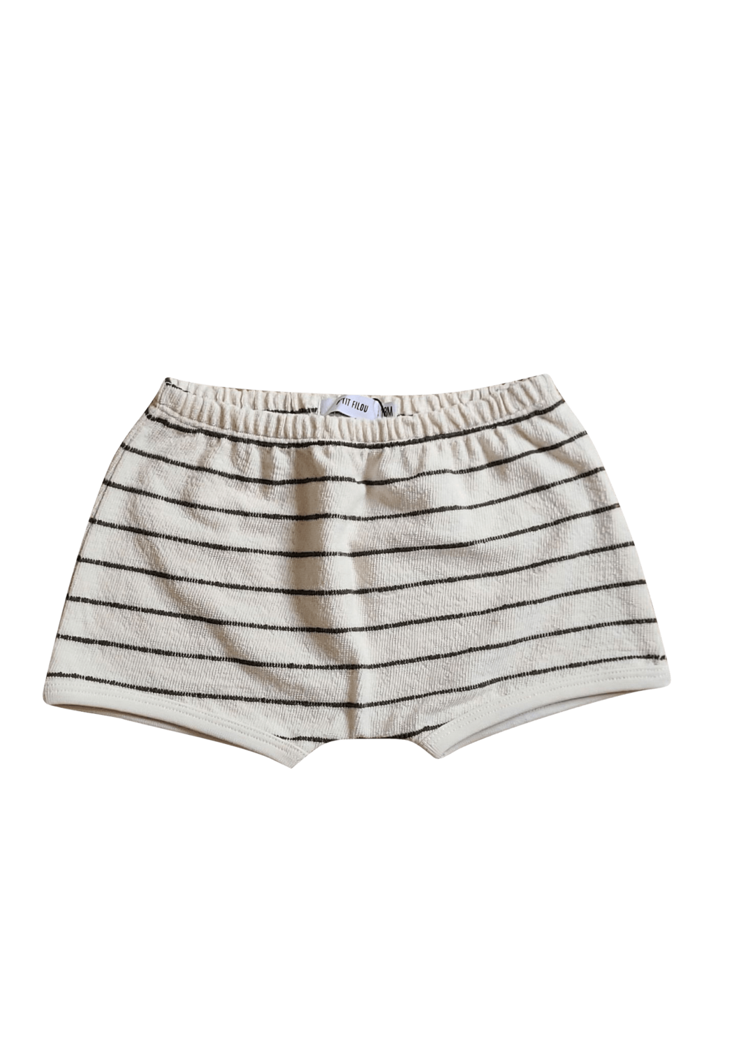 Short P&#39;tit Filou Ecru Gestreept
