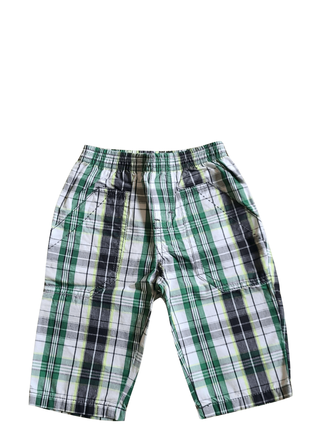 Broek Gymp Groen/Zwart Geruit