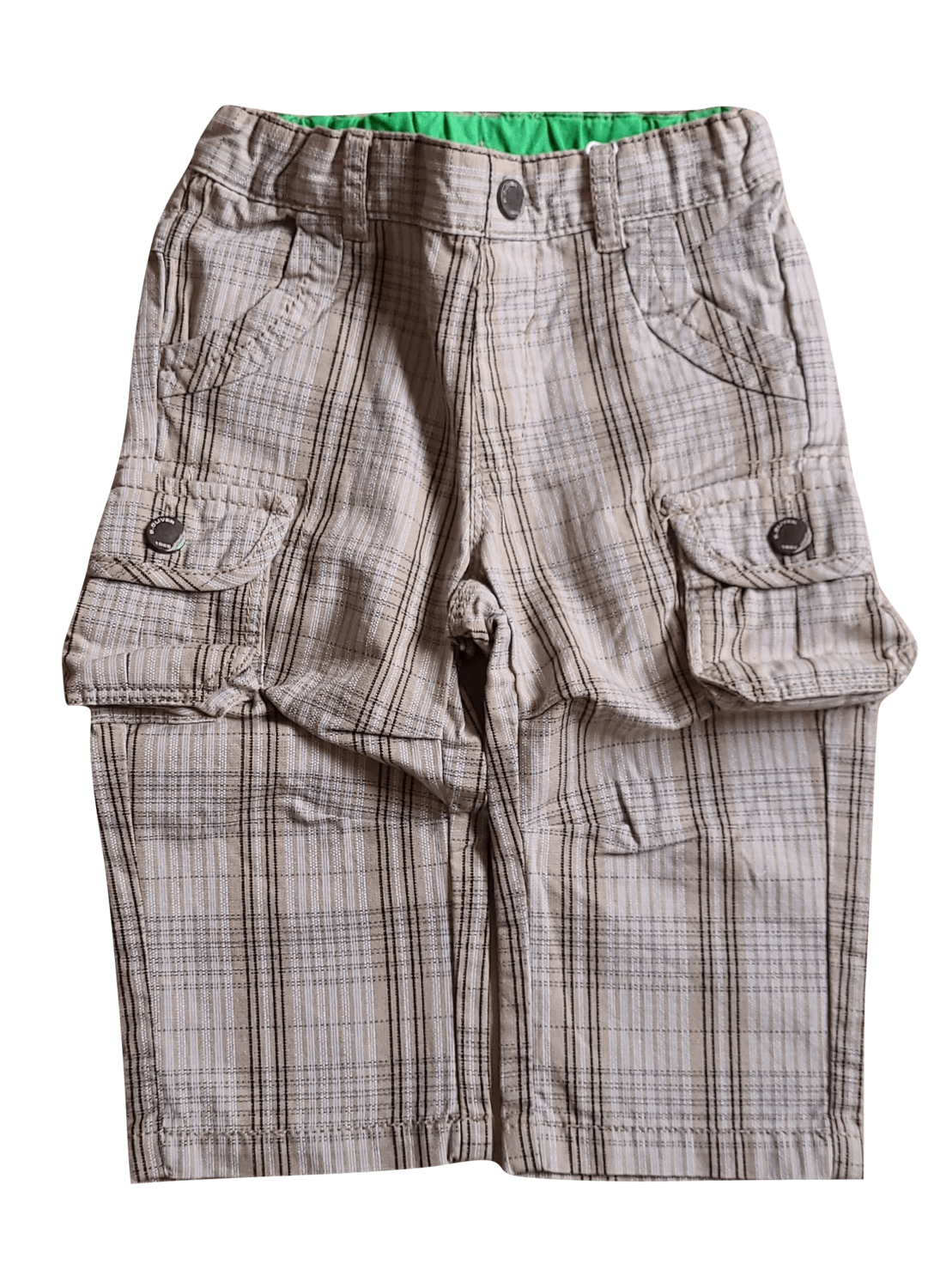 Broek S-Oliver Beige/Bruin Geruit