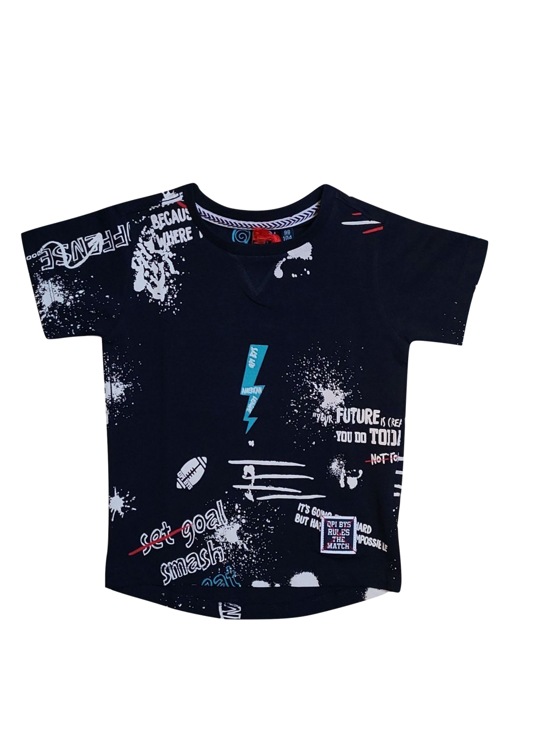 T-shirt &quot; set goal smash&quot; Quapi Marine