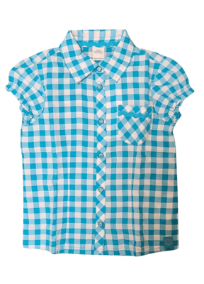 Blouse K/M S-Oliver Blauw Geruit