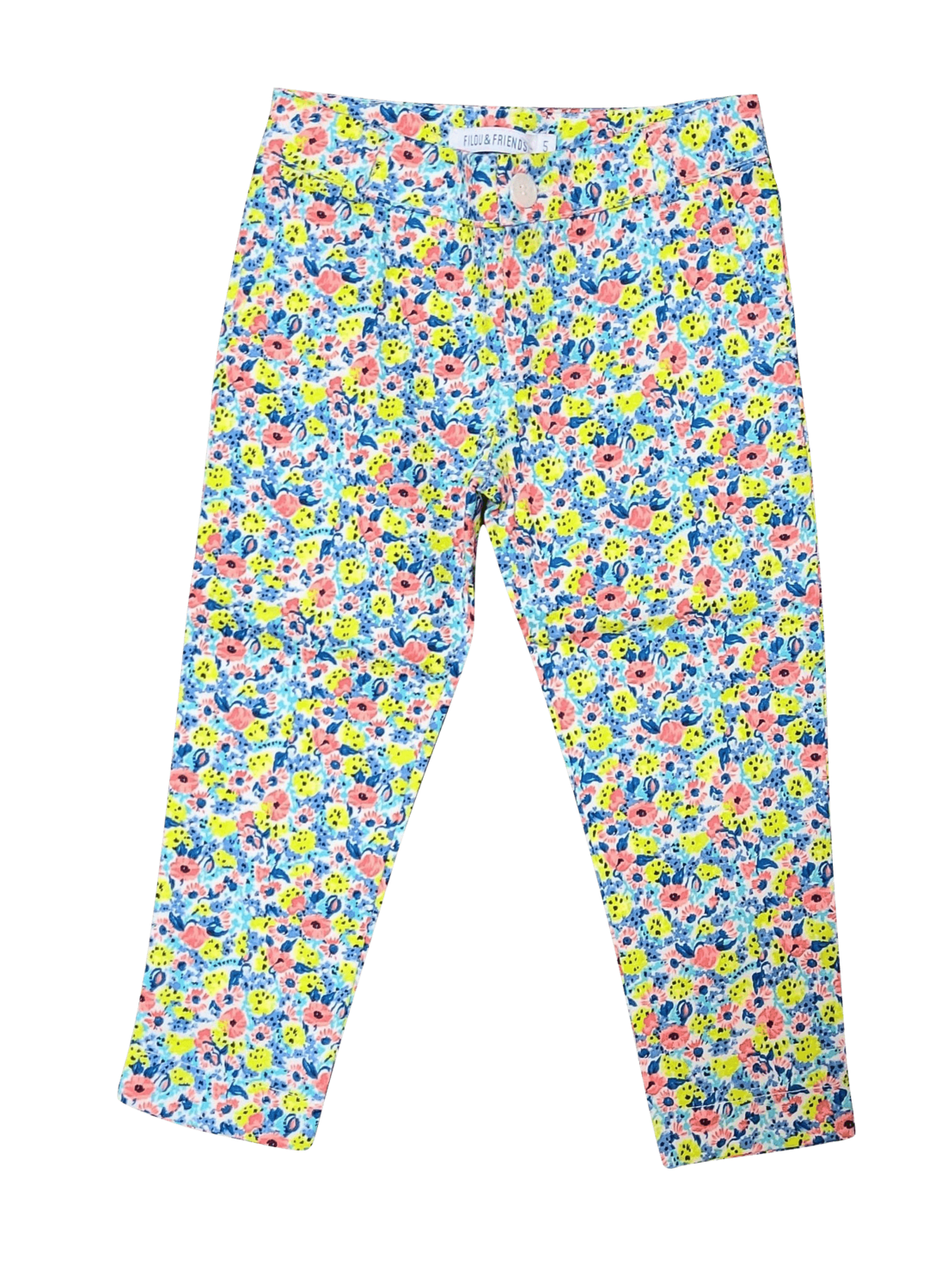 Broek &quot;Flowers&quot; Filou &amp; Friends Multi Bedrukt