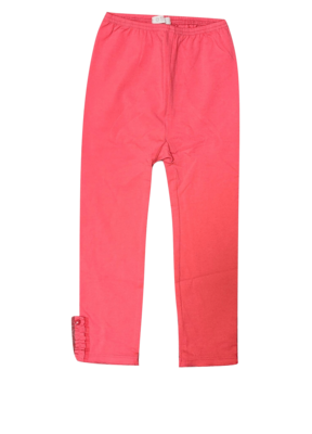 Legging Parel Zijkant Gymp Framboos